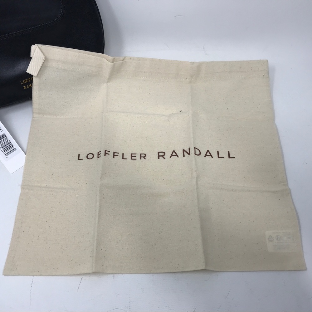 Loeffler Randall Greta Leather Shoulder Bag, Size M - Black/Gold Women's - Picture 16 of 16
